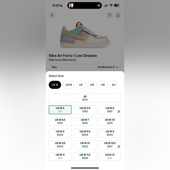 Airforce 1 Shadows Pale Ivory - Picture 7 of 7